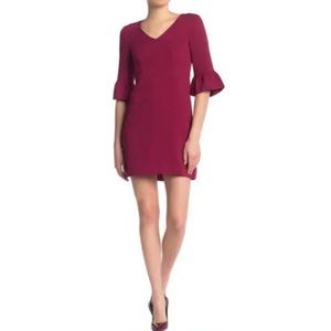 Draper James V-Neck Bell Sleeve Mini Dress Size 8 NWT